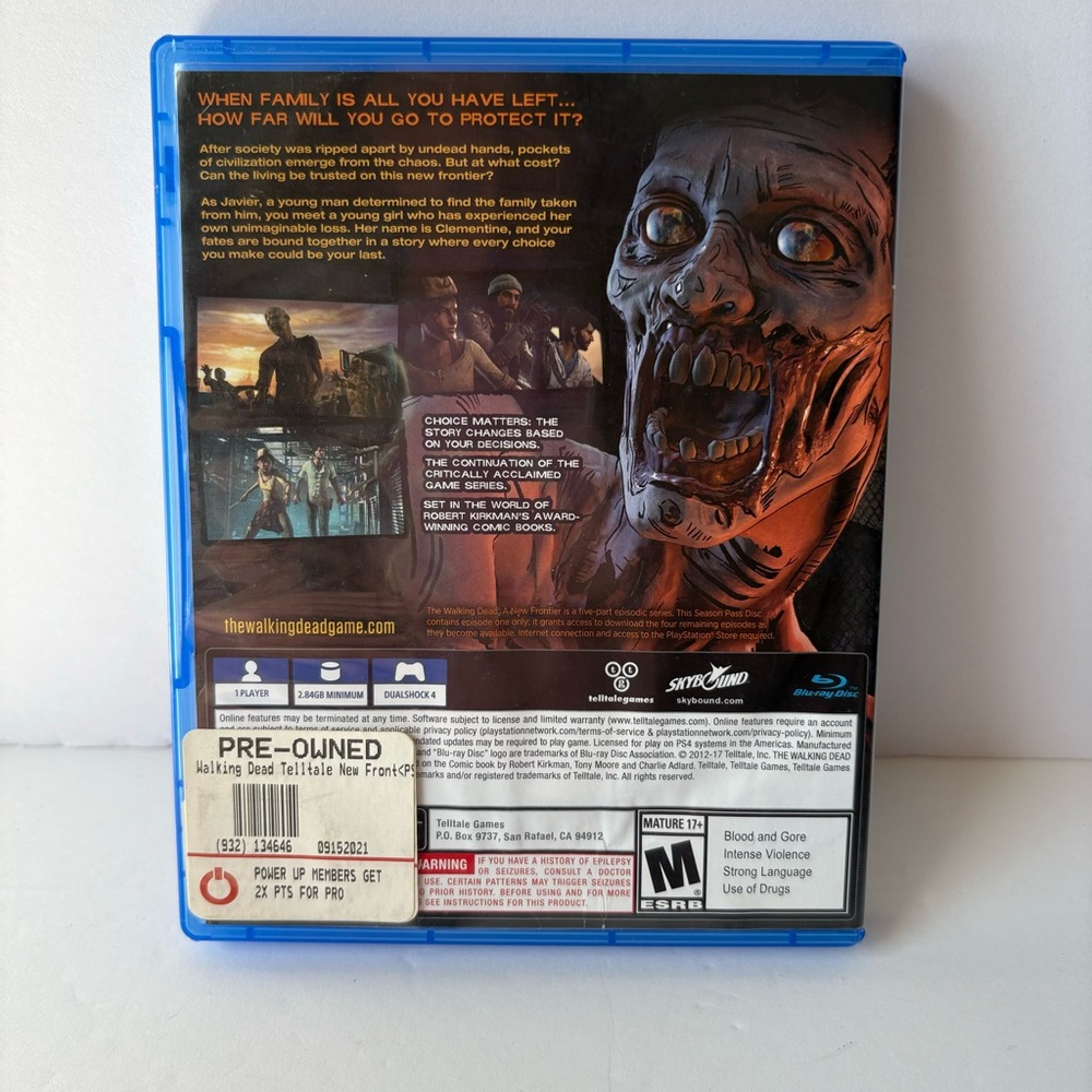 Playstation 4 The Walking Dead A New Frontier Video Game - Picture 2 of 4
